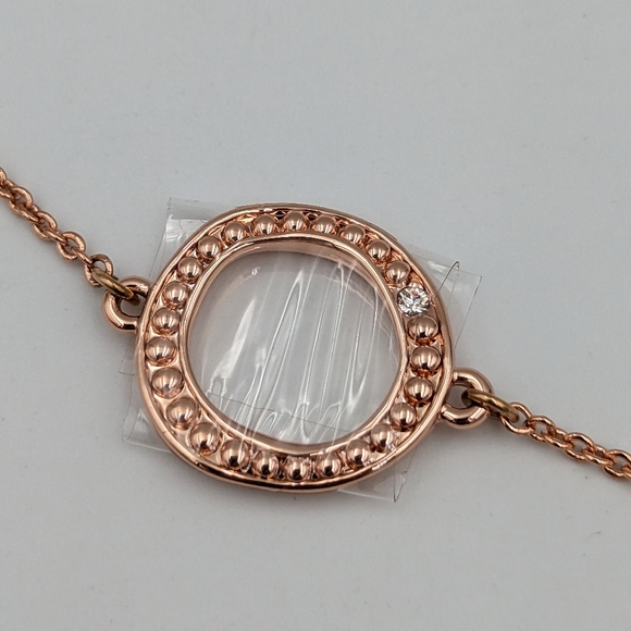 Adore by Swarovski Organic Circle Bracelet in Rose Gold $39 original price - Picture 2 of 5